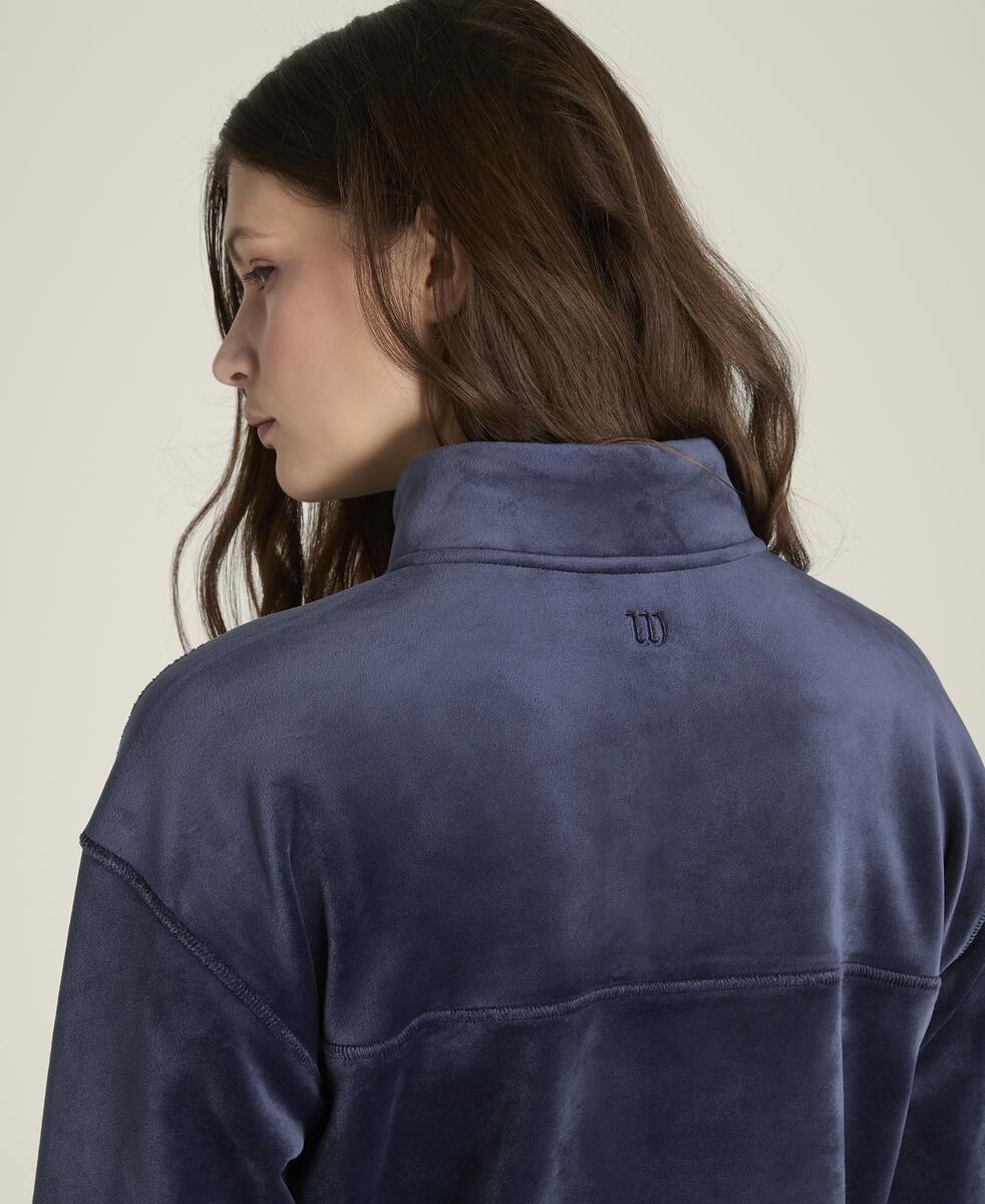 ダベンポート フリース ポップオーバー  -  クラシックネイビー