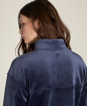 ダベンポート フリース ポップオーバー  -  クラシックネイビー