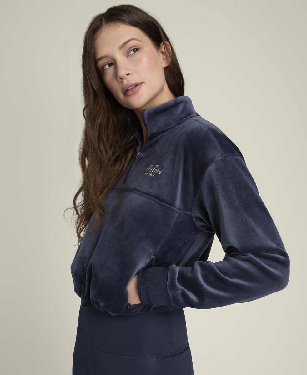 ダベンポート フリース ポップオーバー  -  クラシックネイビー