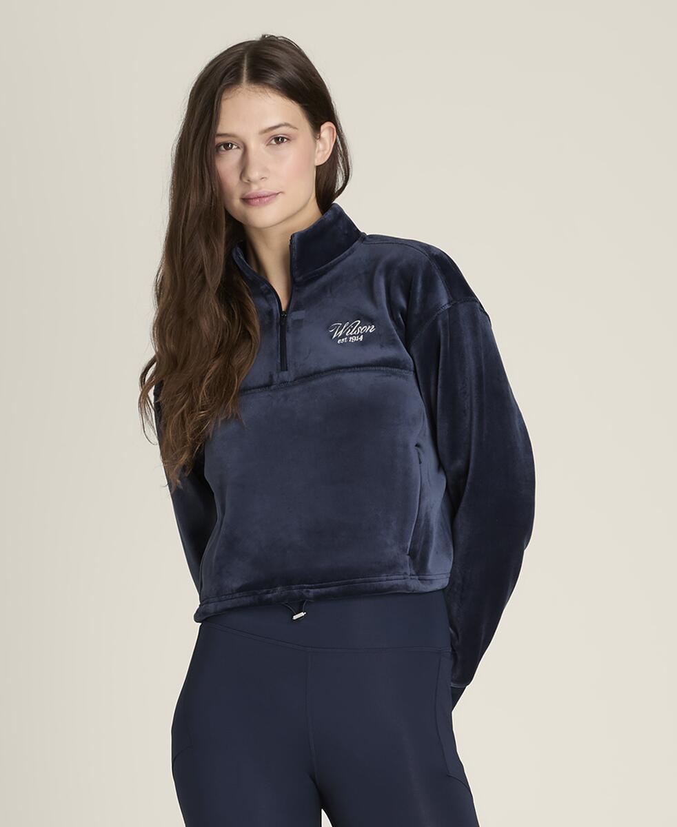 ダベンポート フリース ポップオーバー  -  クラシックネイビー