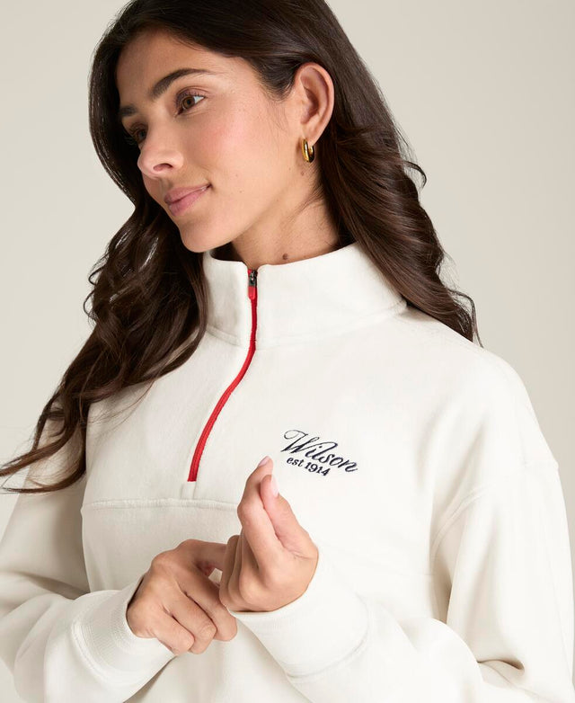 ダベンポート フリース ポップオーバー  -  サンド