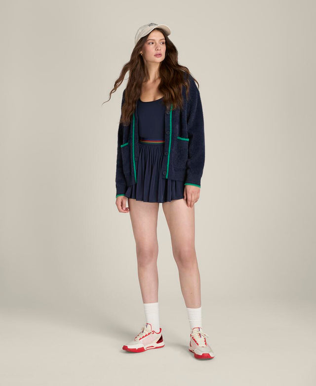 アイラッシュ カーディガン  -  クラシックネイビー