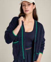 アイラッシュ カーディガン  -  クラシックネイビー