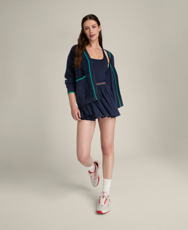 アイラッシュ カーディガン  -  クラシックネイビー