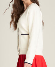 アイラッシュ カーディガン  -  サンド