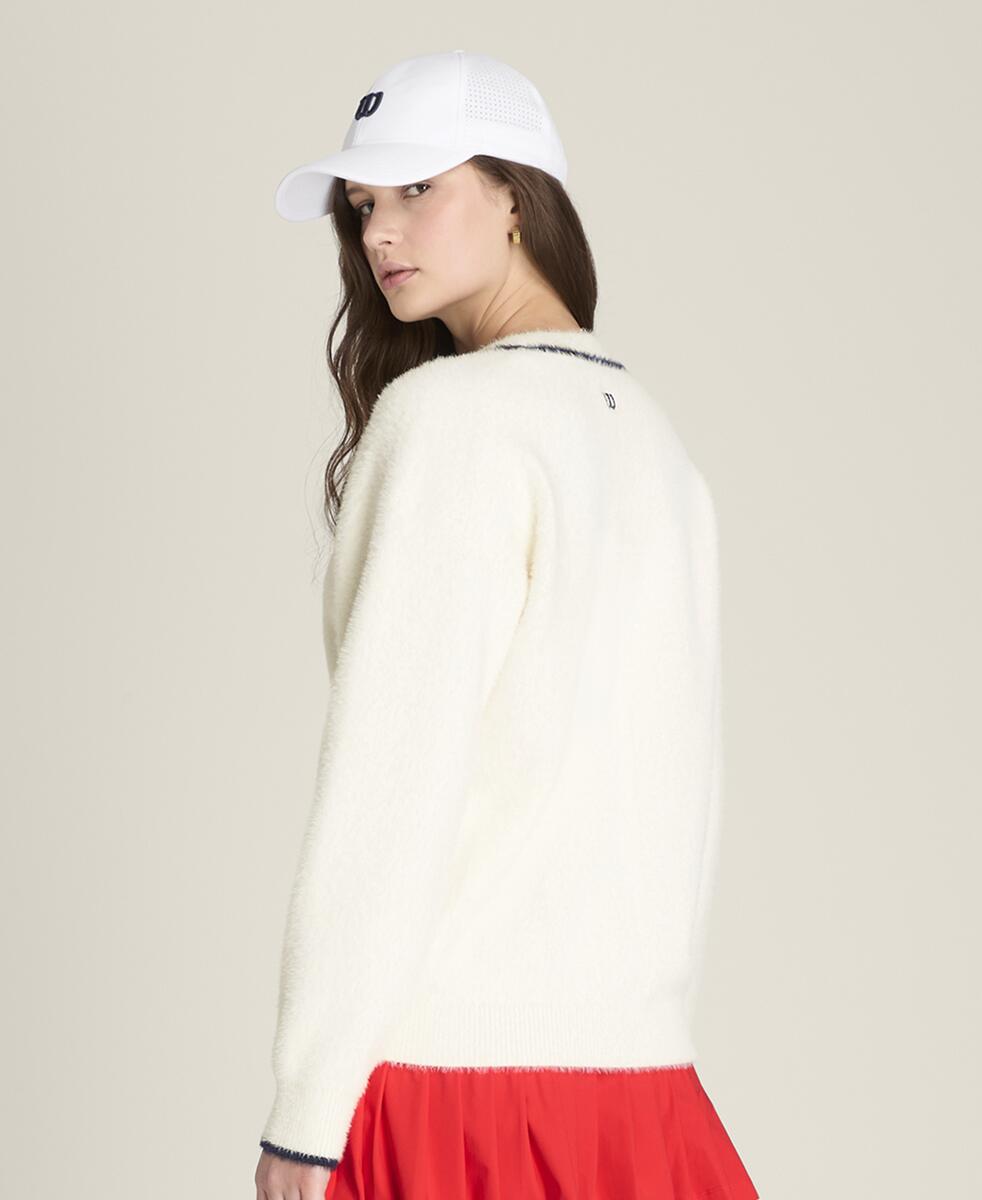 アイラッシュ カーディガン  -  サンド