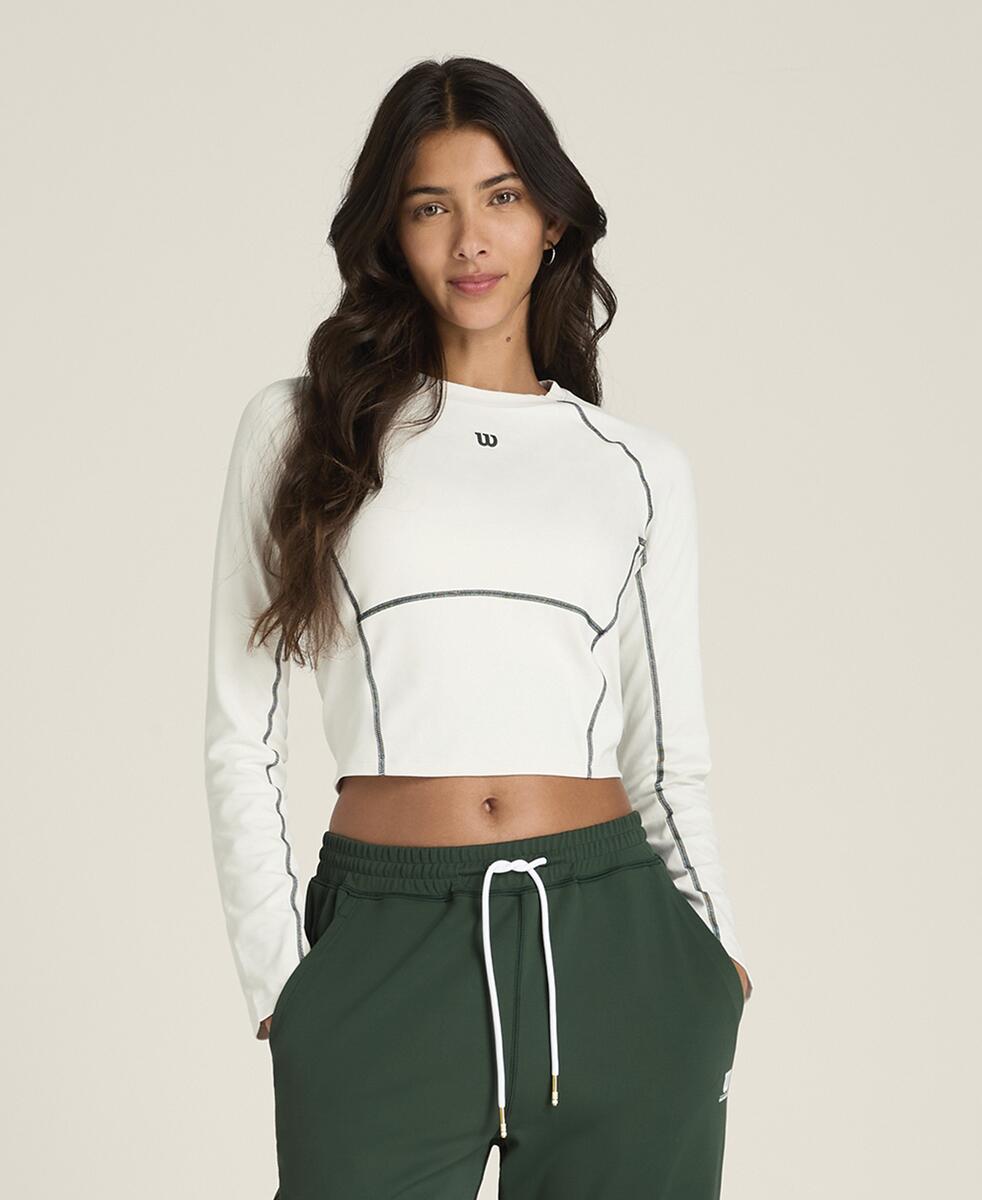 ベースライン ロングスリーブ  -  サンド