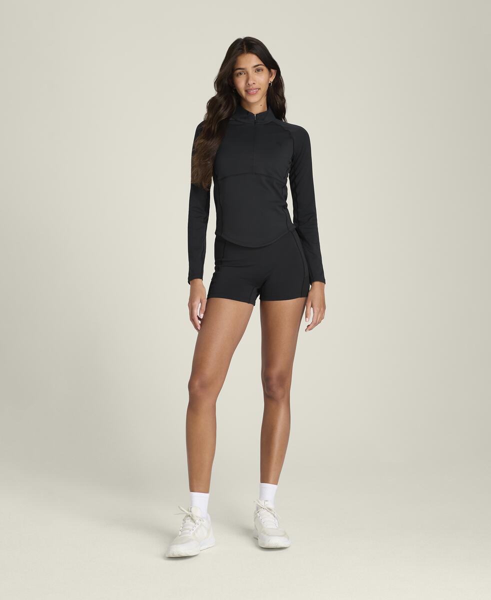 ベースライン ハーフジップ  -  ブラック