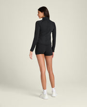 ベースライン ハーフジップ  -  ブラック