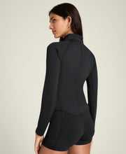 ベースライン ハーフジップ  -  ブラック