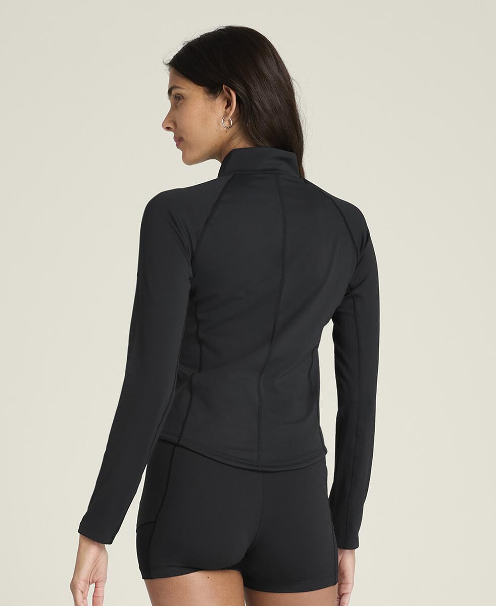 ベースライン ハーフジップ  -  ブラック