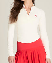 ベースライン ハーフジップ  -  サンド