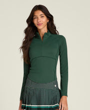 ベースライン ハーフジップ  -  シカモア