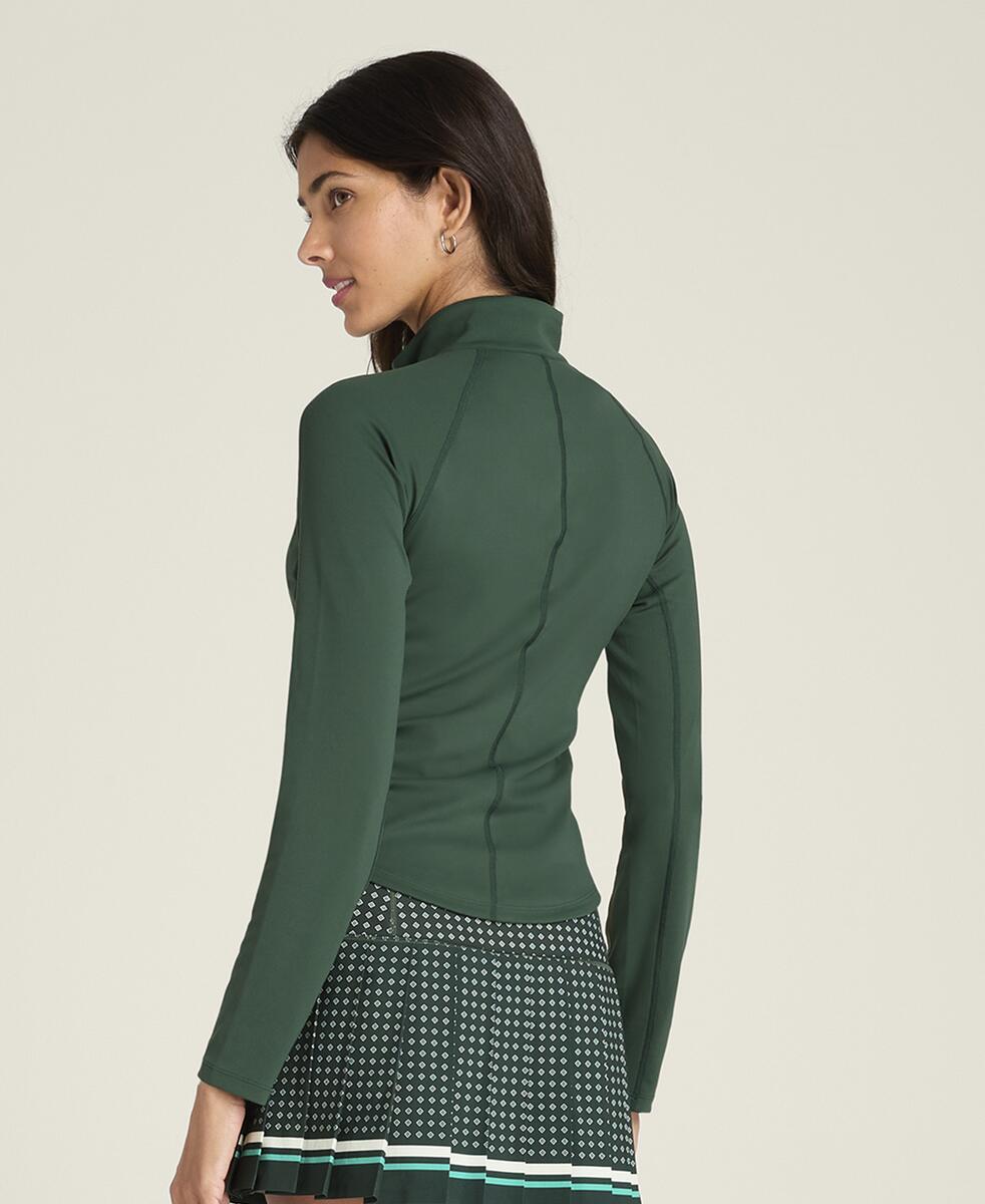 ベースライン ハーフジップ  -  シカモア