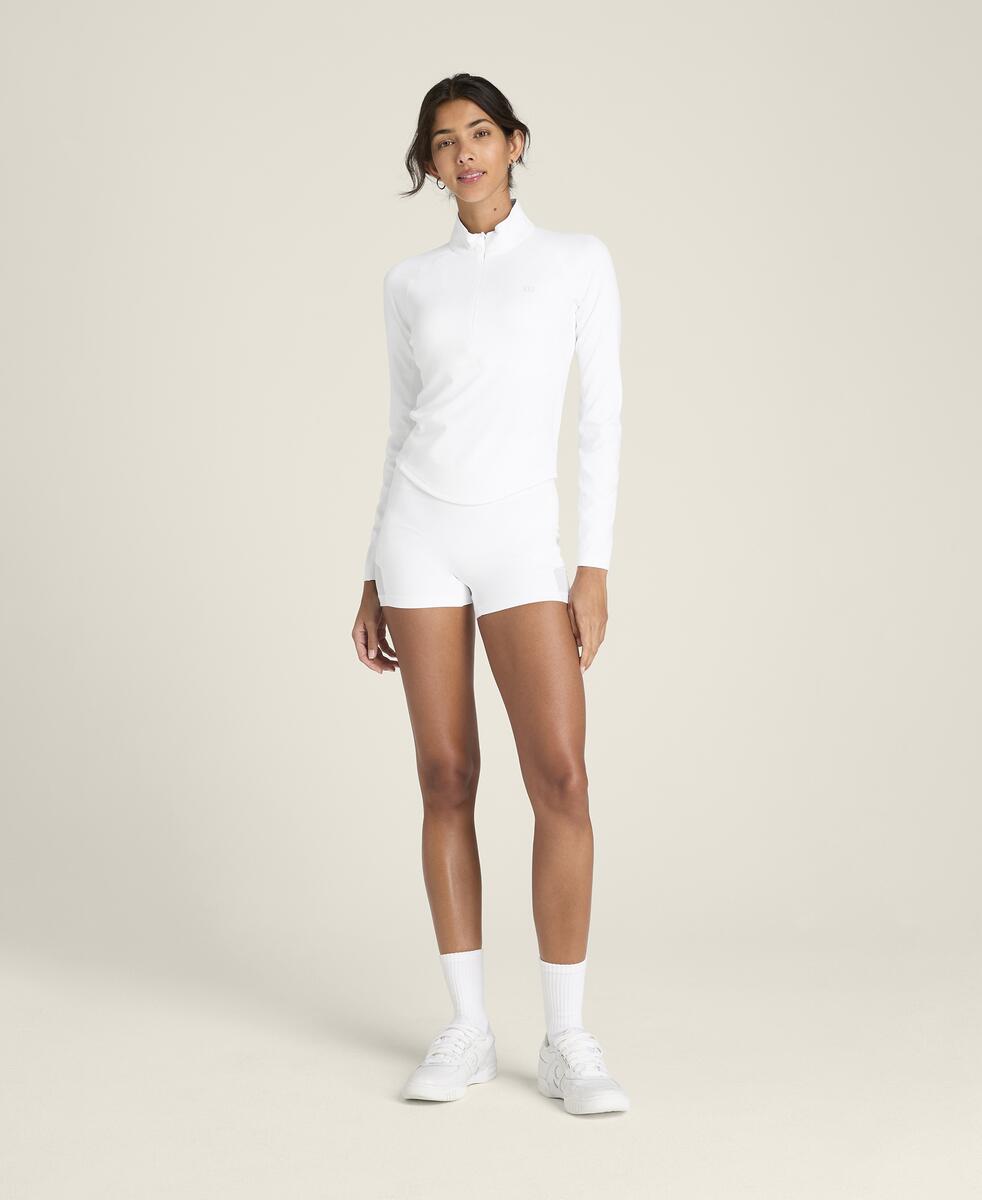 ベースライン ハーフジップ  -  ホワイト