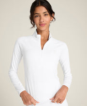 ベースライン ハーフジップ  -  ホワイト