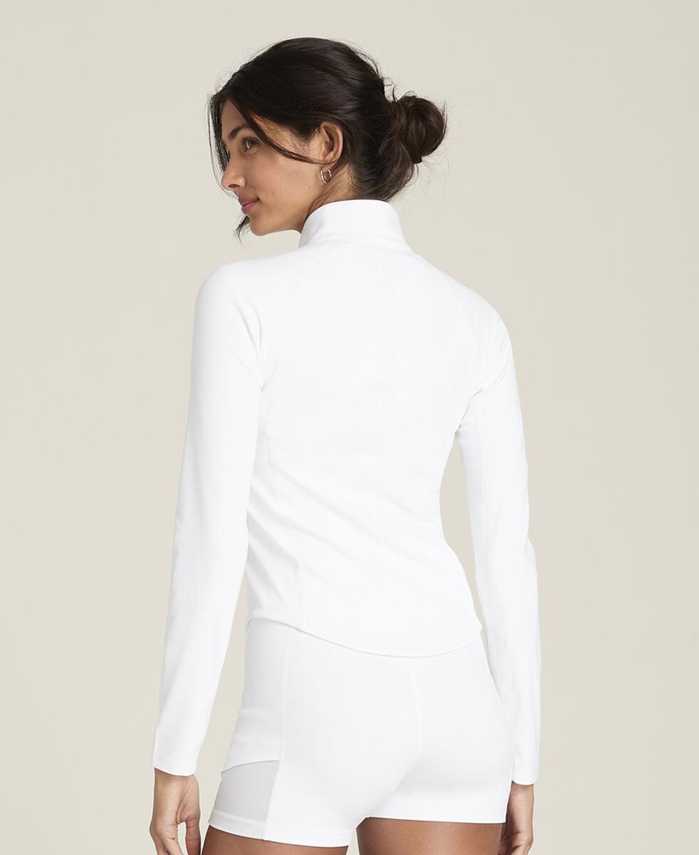 ベースライン ハーフジップ  -  ホワイト