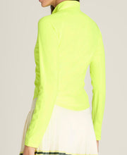 ベースライン ハーフジップ - テニスボールイエロー