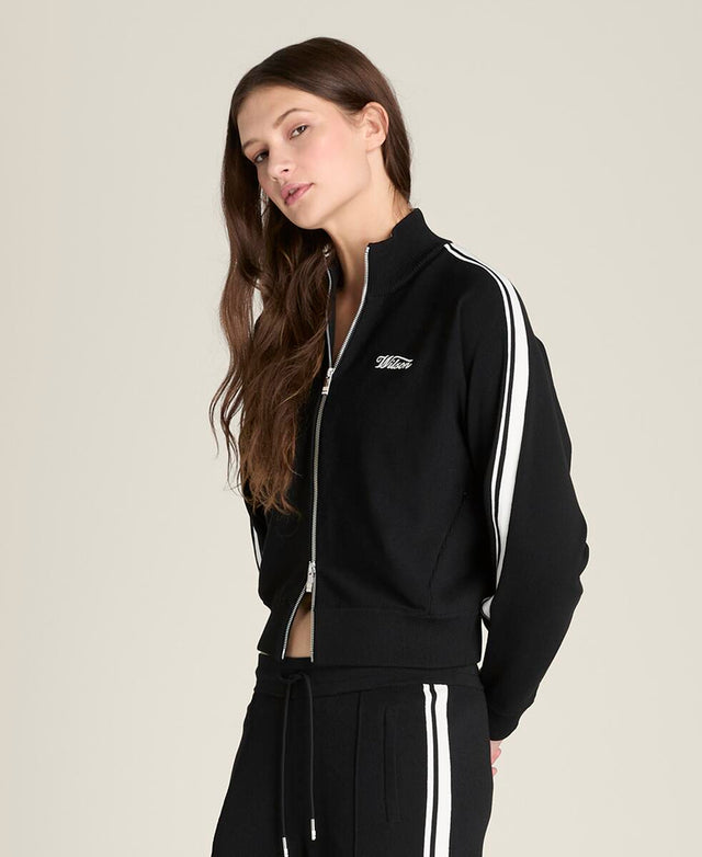 クラブ ニット ジャケット - ブラック