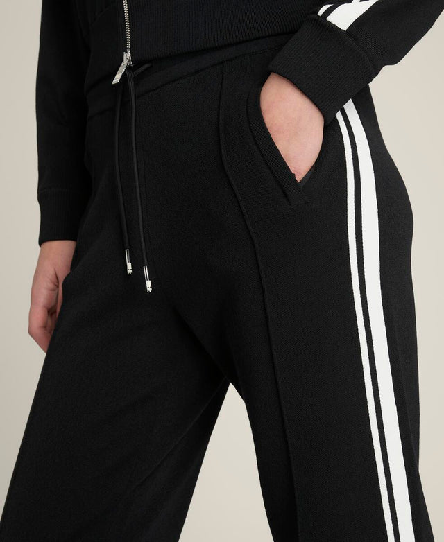 クラブ ニット パンツ - ブラック