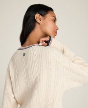 ヒルクエスト ケーブル セーター  -  サンド