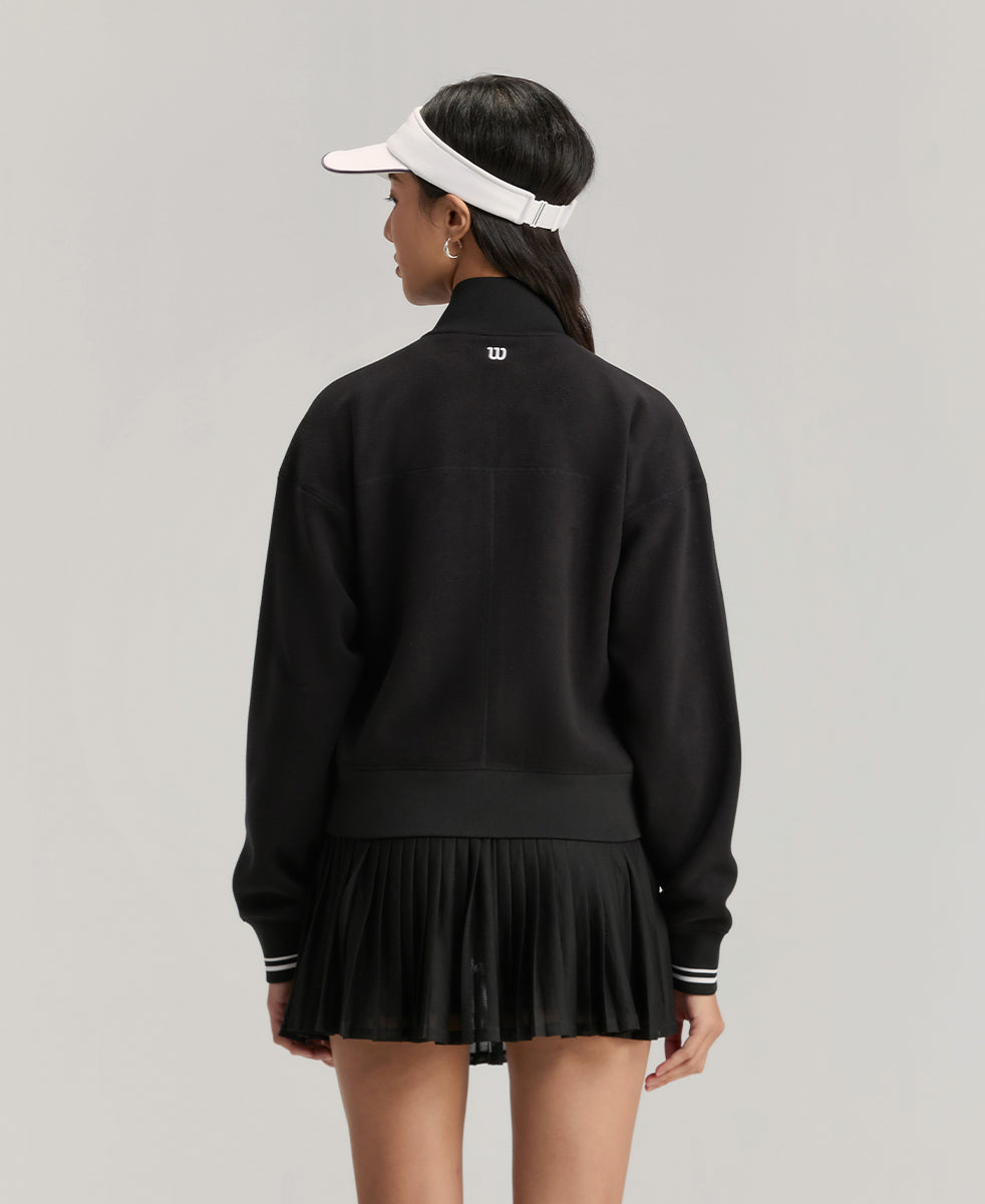 新品未使用 Wilson レディース ブラック ジャケット XS レディ フルジップ フリース by Wilson Japan Sportswear online