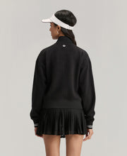 レディ フルジップ フリース - ブラック