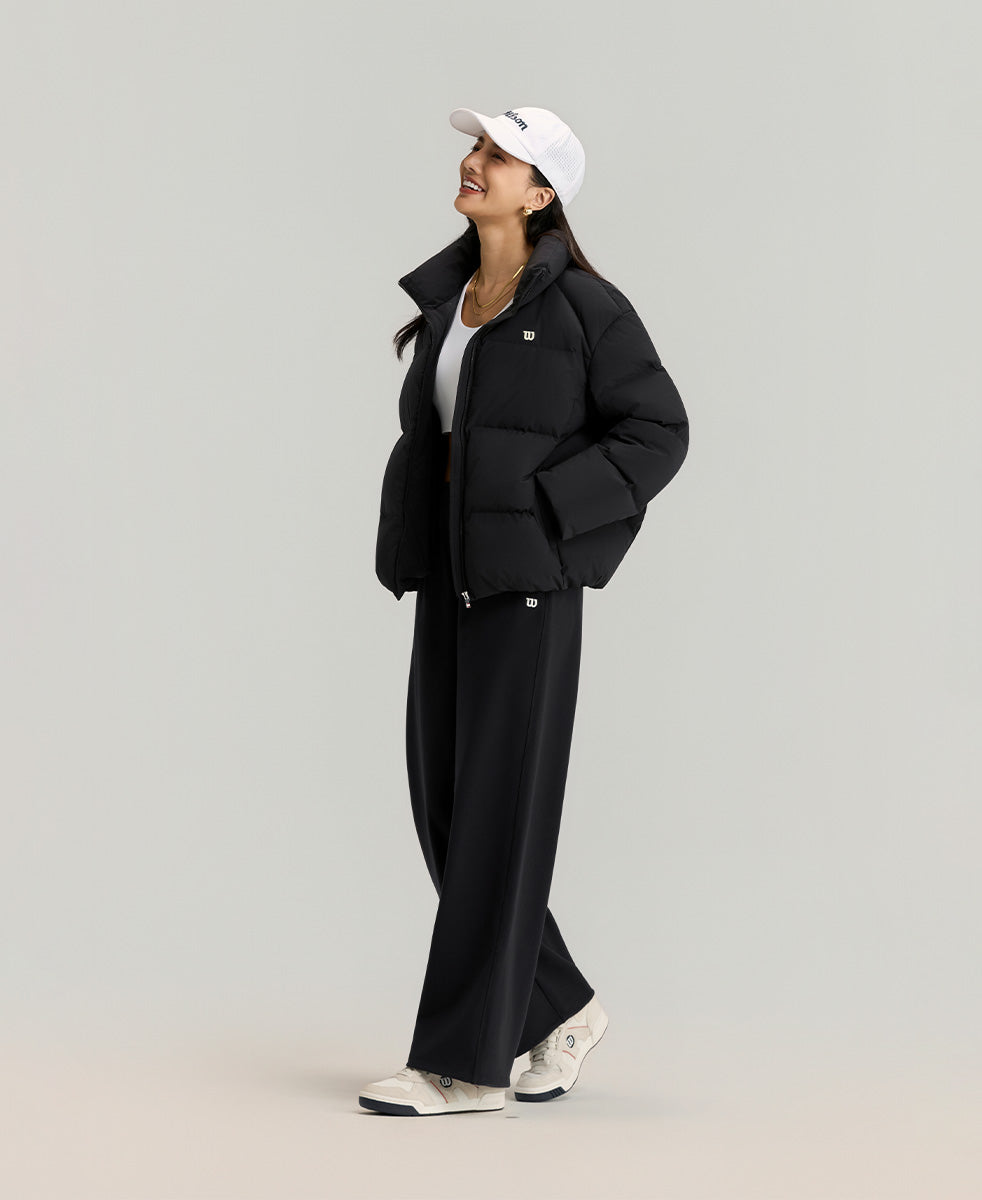 ファズ ダウン ジャケット  -  ブラック