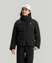 ファズ ダウン ジャケット  -  ブラック