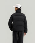 ファズ ダウン ジャケット  -  ブラック