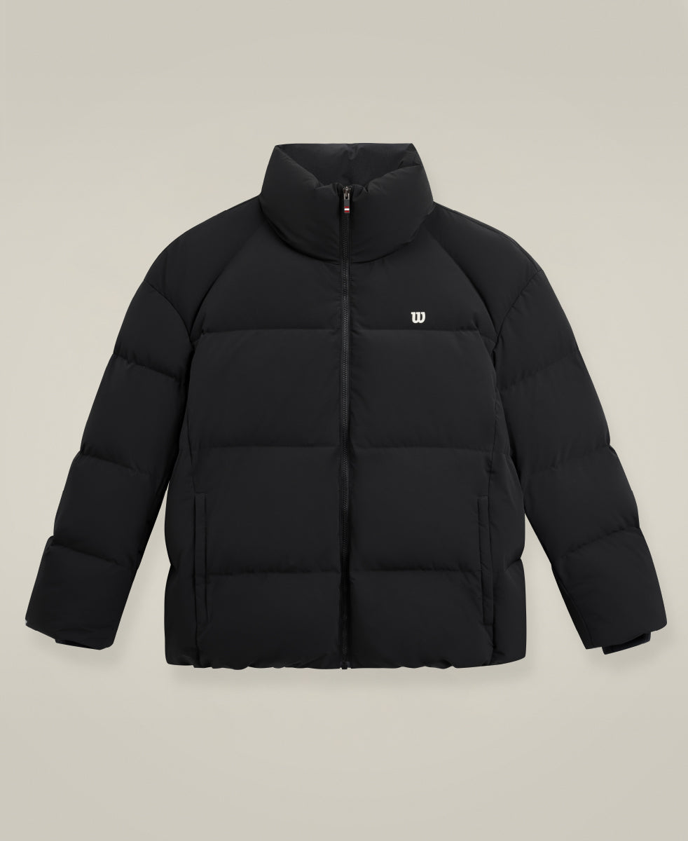 ファズ ダウン ジャケット  -  ブラック