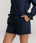 コンタクト ショートパンツ  -  クラシックネイビー