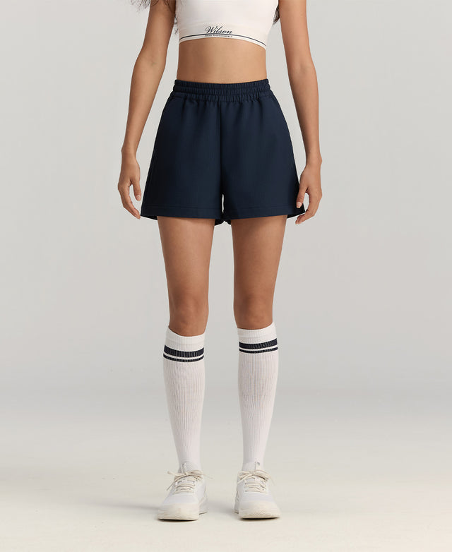 コンタクト ショートパンツ  -  クラシックネイビー