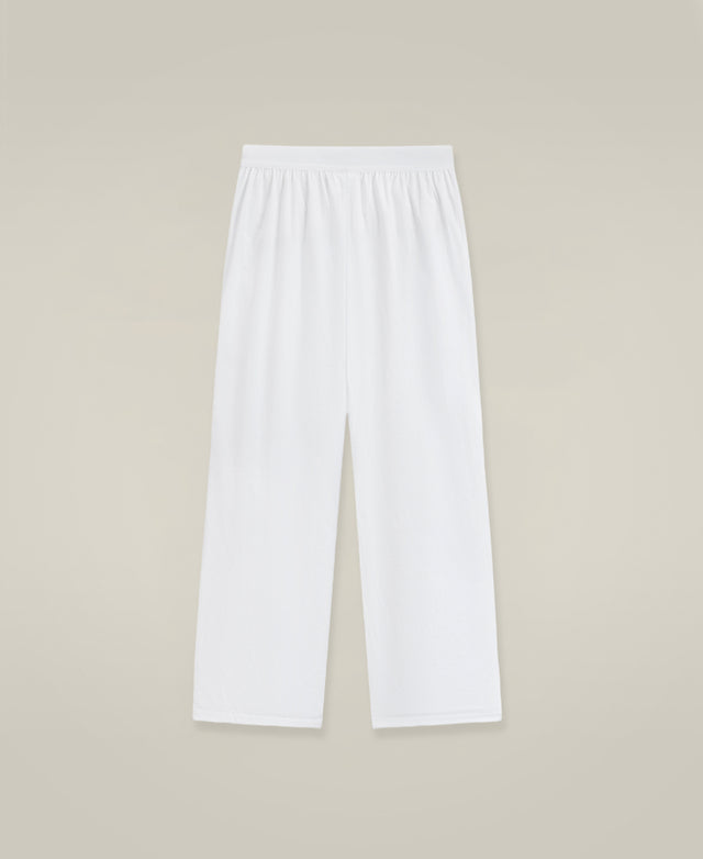 エアリー ロングパンツ  -  ホワイト