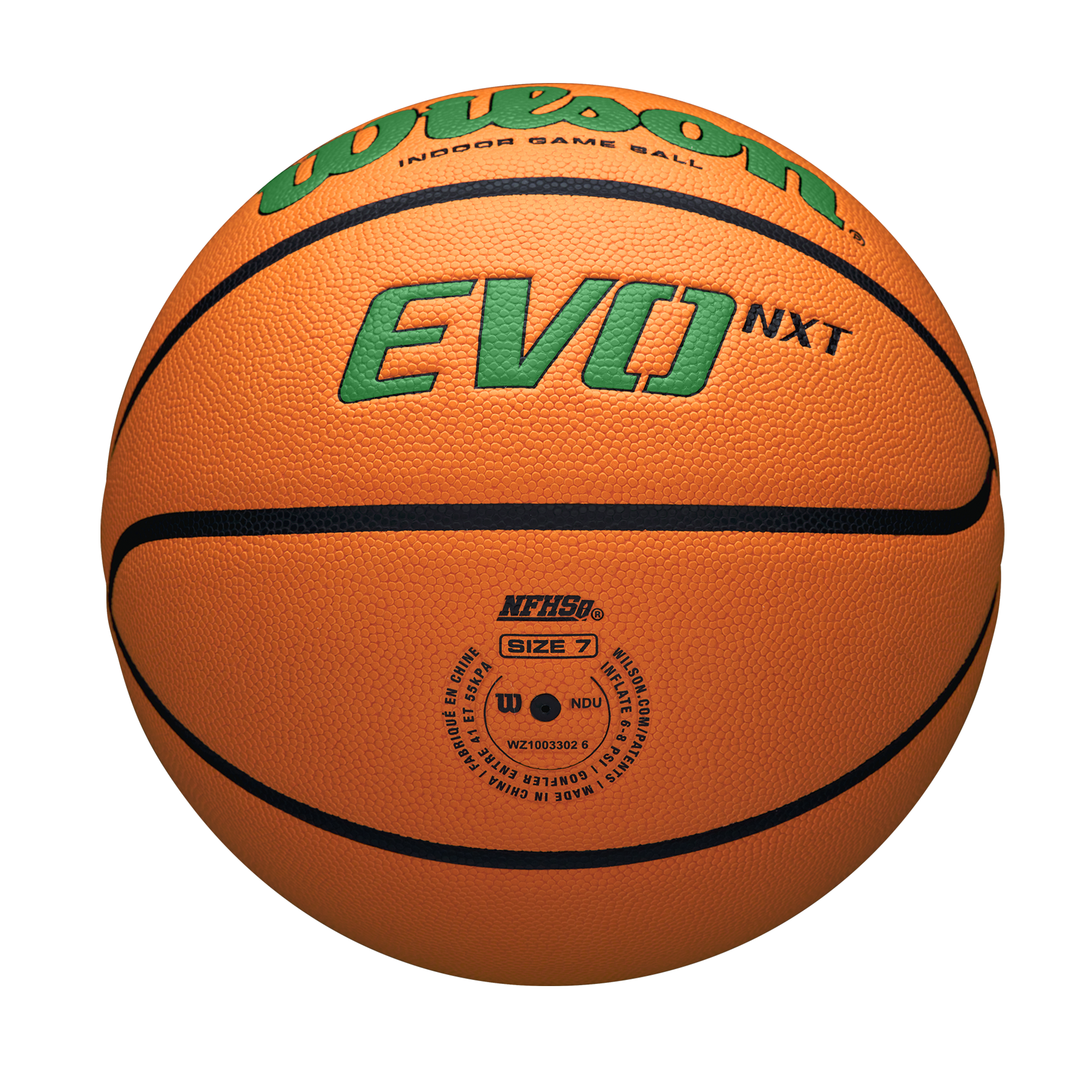 NCAA EVO NXT ゲームボール 6号/7号 人工皮革 by Wilson Japan Inflate