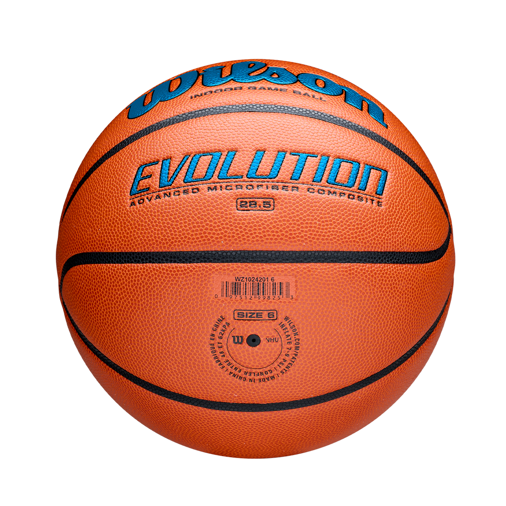 バスケットボール EVOLUTION JBA検定球 - ブルー by Wilson Japan Inflate online