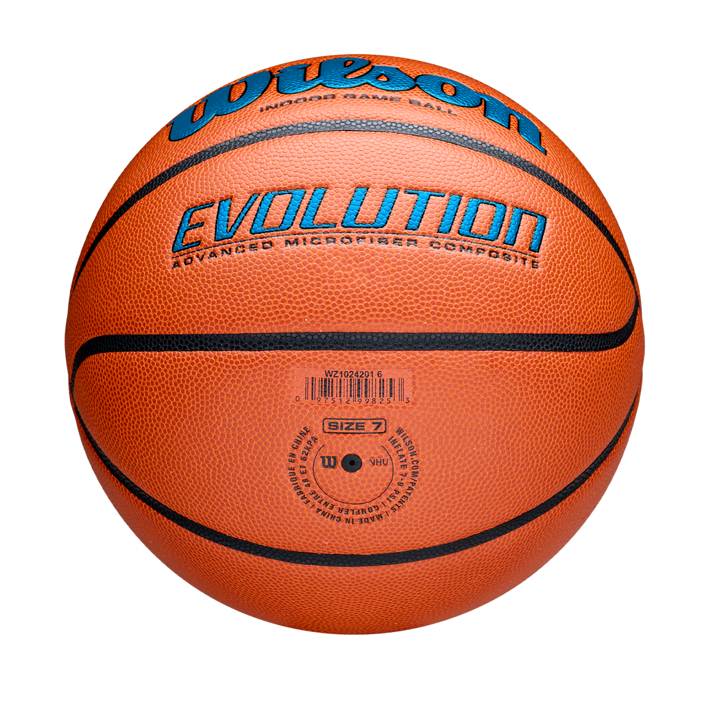 バスケットボール EVOLUTION JBA検定球 - ブルー by Wilson Japan Inflate online