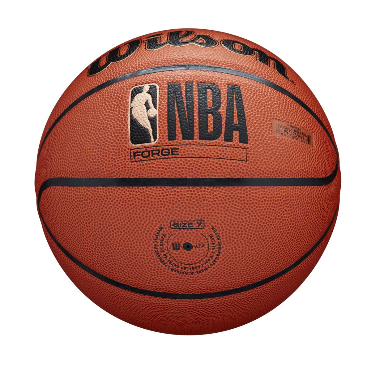 NBA バスケットボール フォージ 5号/6号/7号 - ブラウン by Wilson