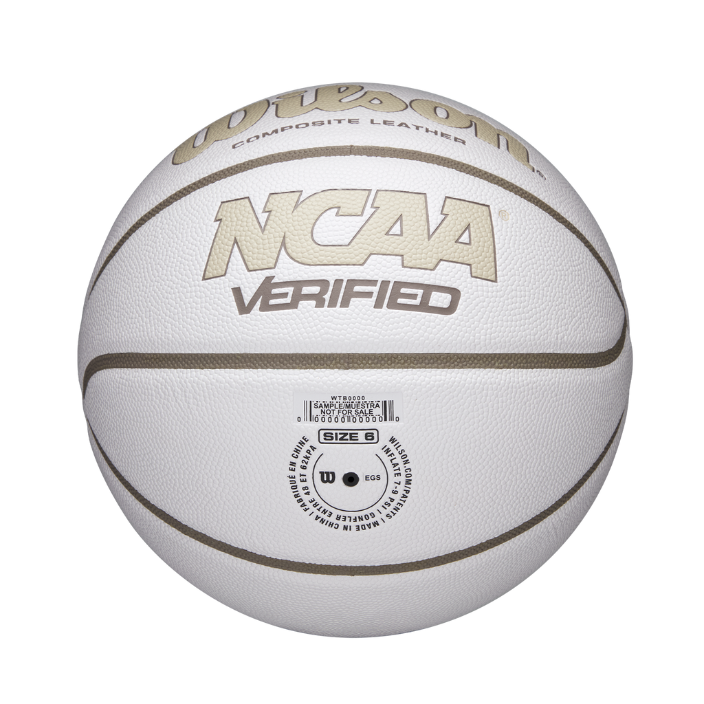 NCAA VERIFIED バスケットボール - ホワイトタン by Wilson Japan