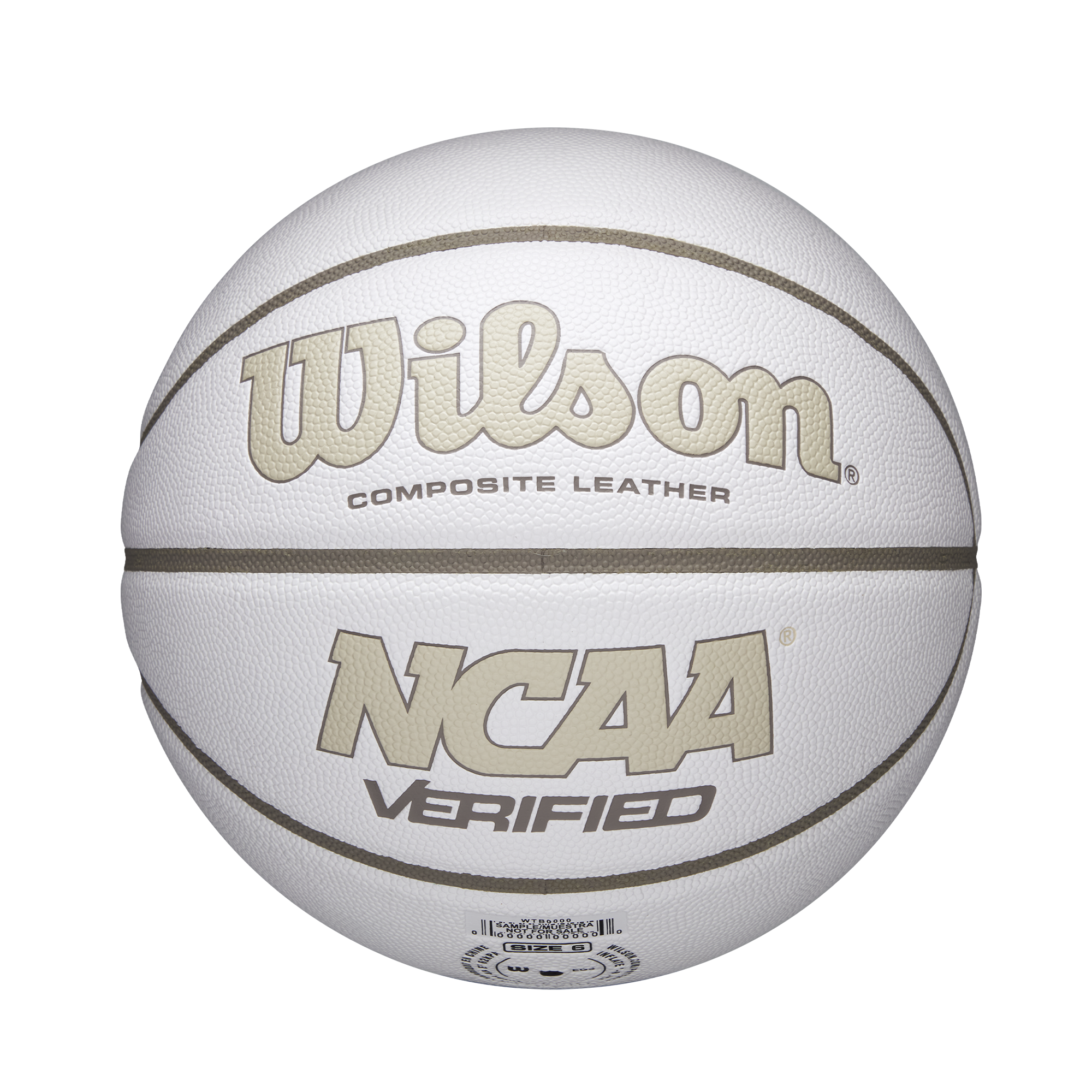 NCAA VERIFIED バスケットボール - ホワイトタン by Wilson Japan