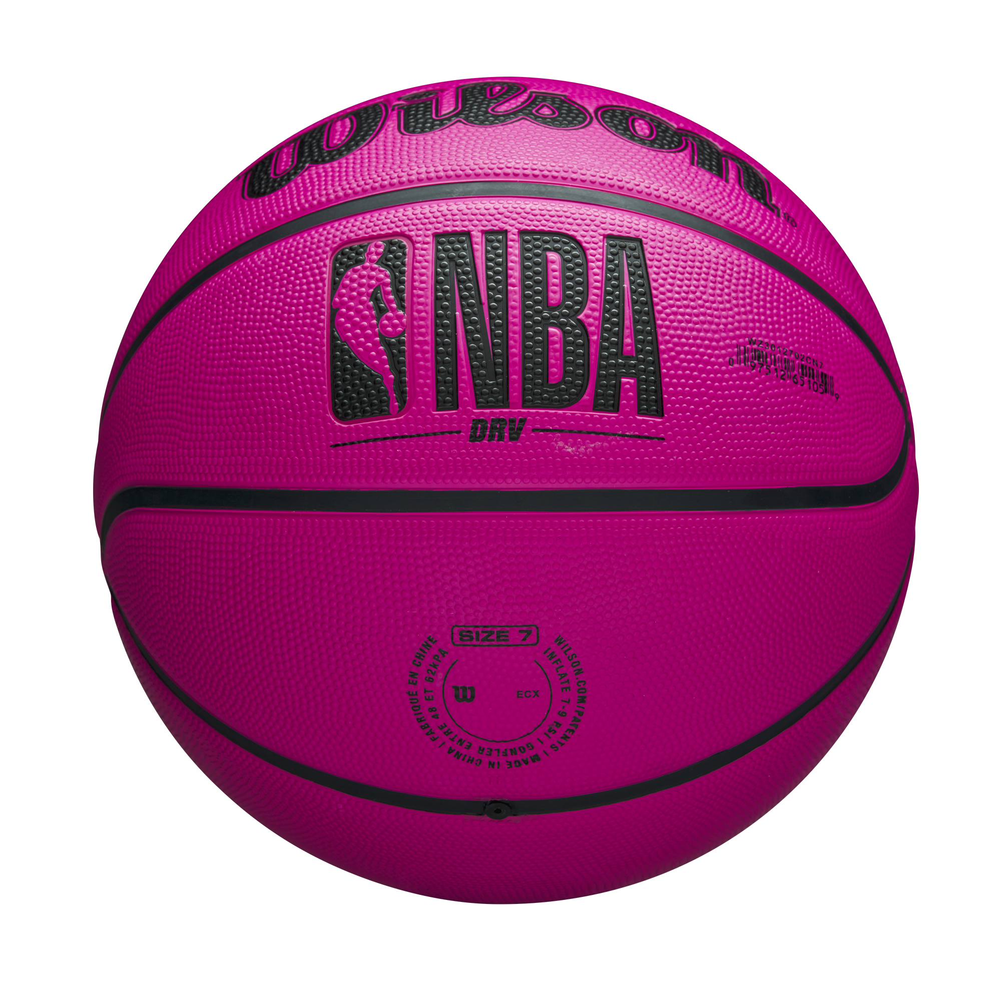 NBA DRV バスケットボール＋ポンプ - ピンク by Wilson Japan Inflate