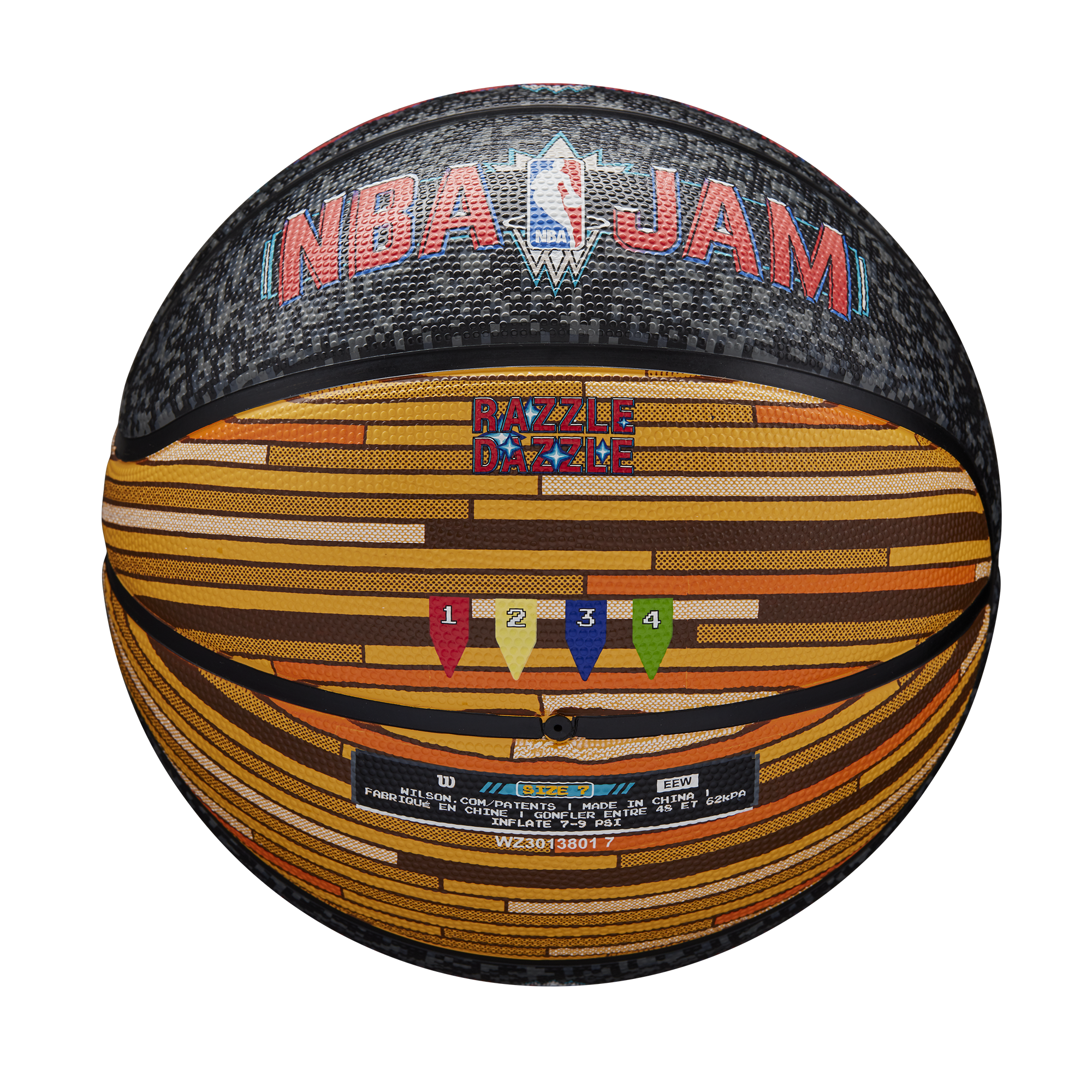 【50%OFF】NBA JAM バスケットボール ラバー 7号
