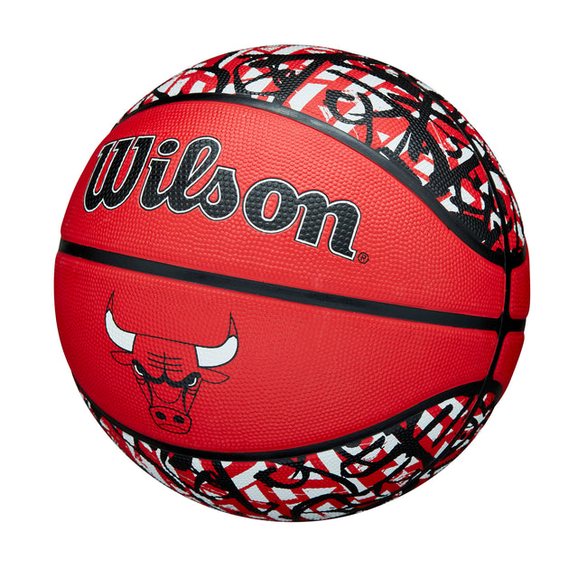 NBA TEAM GRAFFITI バスケットボール シカゴ・ブルズ ラバー 7号