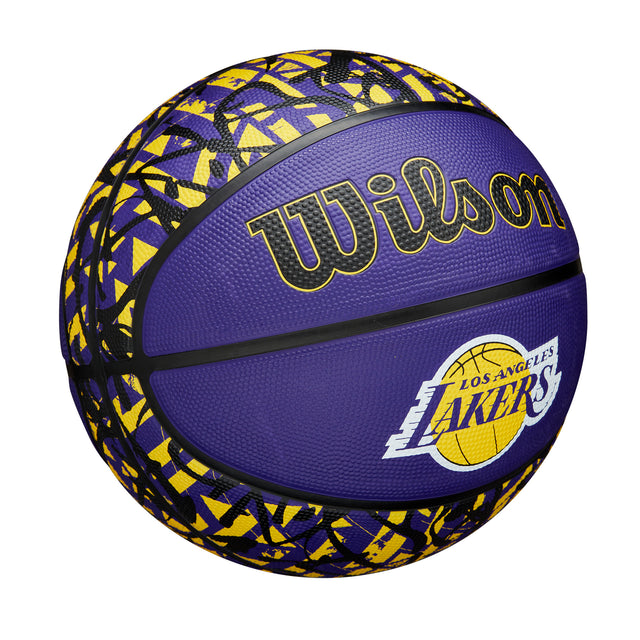 NBA TEAM GRAFFITI バスケットボール ロサンゼルス・レイカーズ ラバー 7号