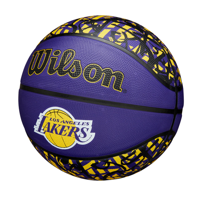 NBA TEAM GRAFFITI バスケットボール ロサンゼルス・レイカーズ ラバー 7号