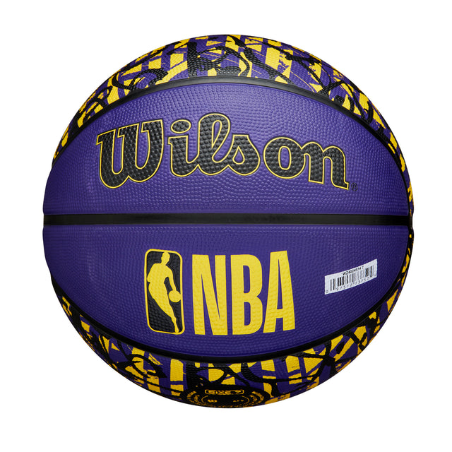 NBA TEAM GRAFFITI バスケットボール ロサンゼルス・レイカーズ ラバー 7号