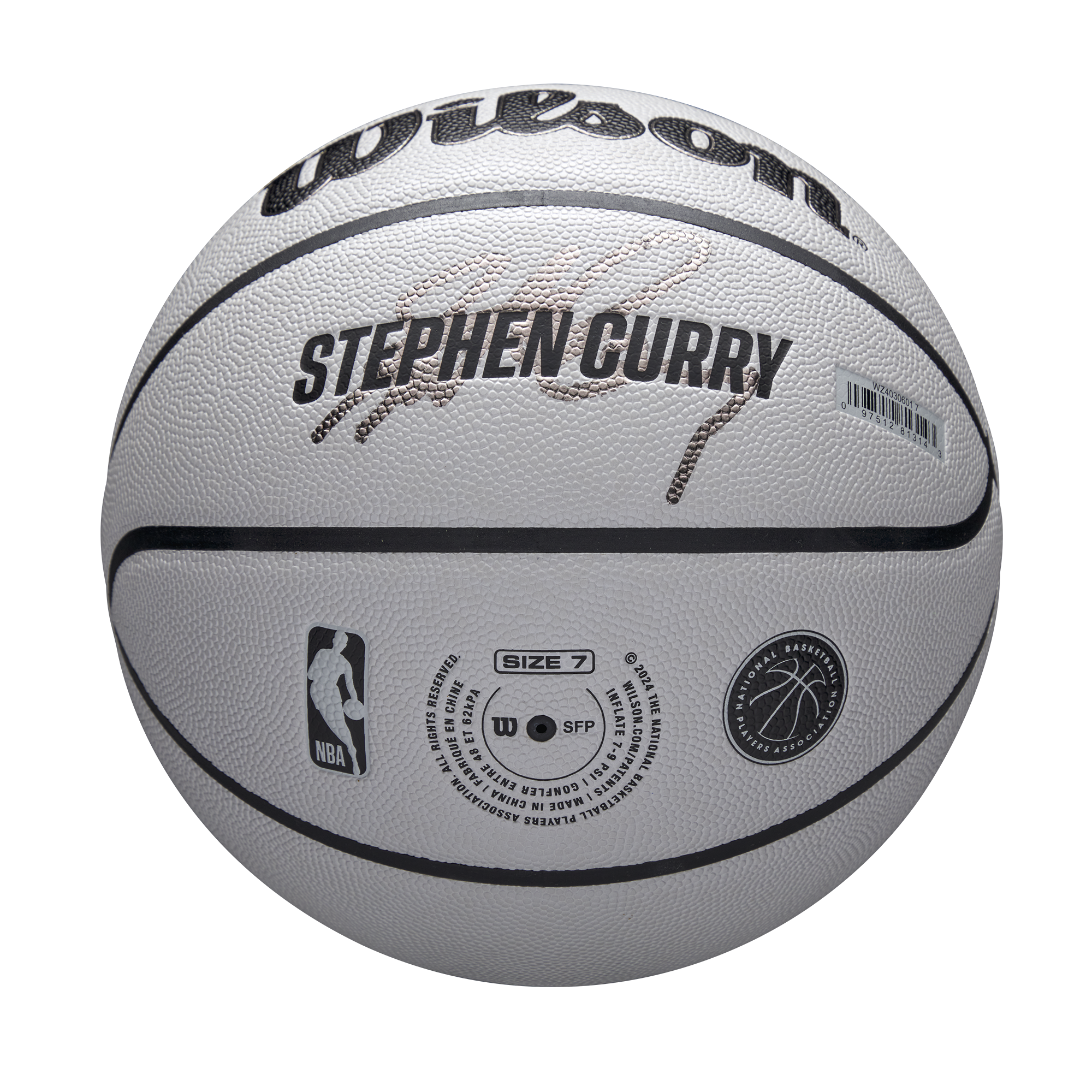NBA PLAYER ICON UV バスケットボール CURRY 7号 by Wilson Japan