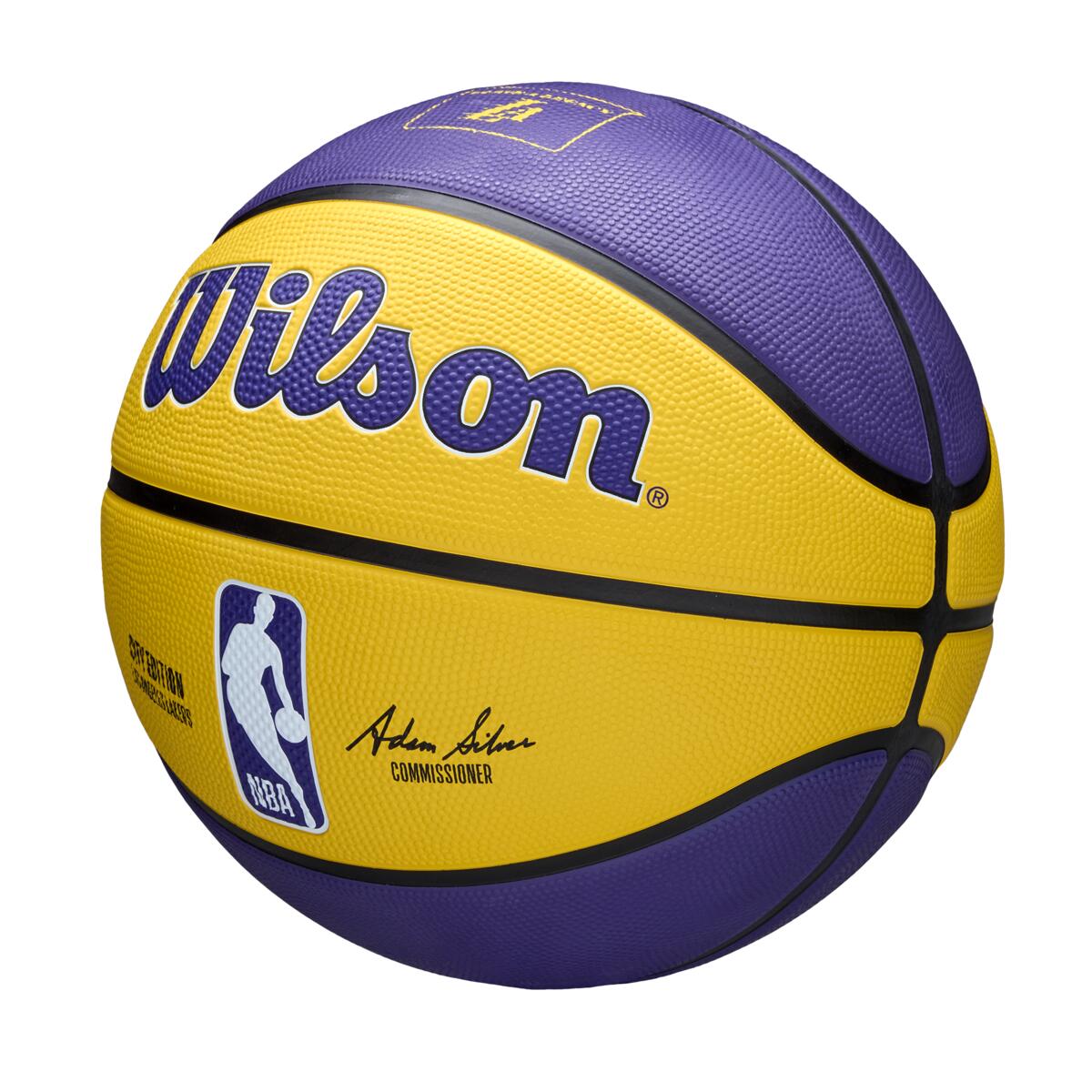 【30%OFF】2024 NBA TEAM CITY EDITION ICONシリーズ- LA レイカーズ 7号 ラバー