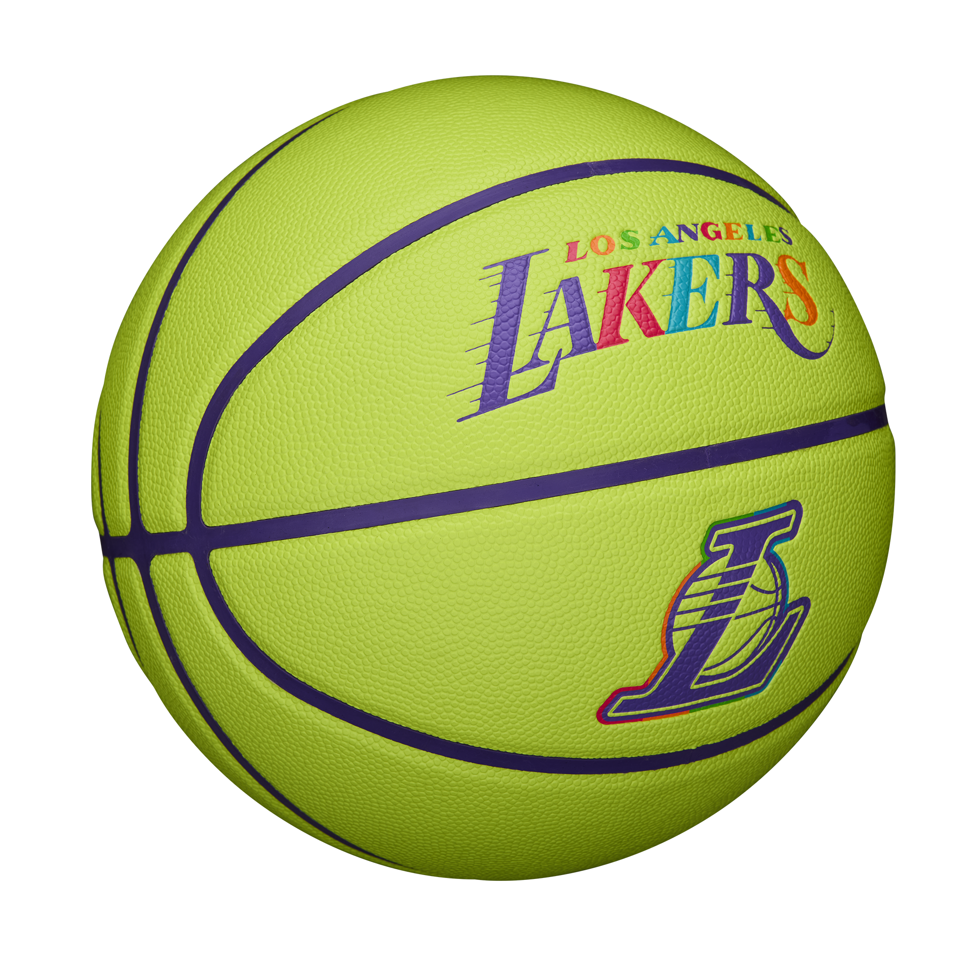 NBA TEAM NEON バスケットボール ロサンゼルス・レイカーズ  -  ネオングリーン