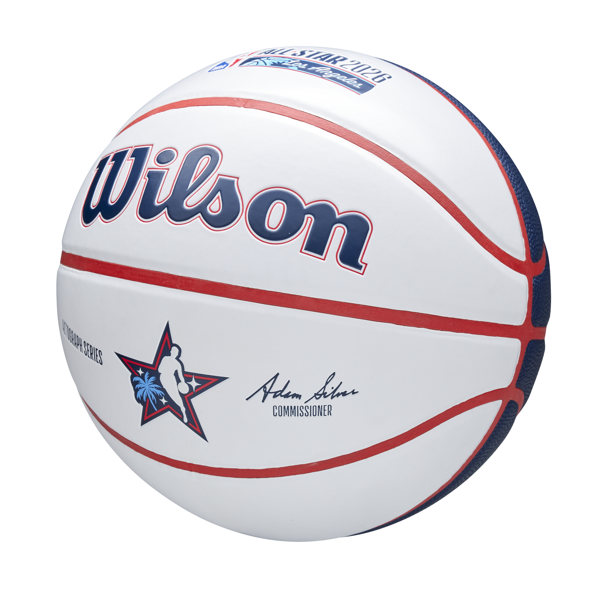 NBA ALL-STAR 2026 オートグラフボール バスケットボール - ホワイト